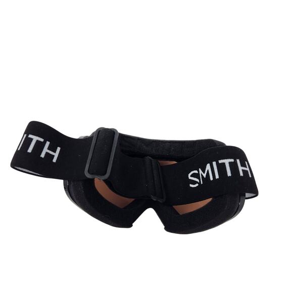 Smith Black Ski Snowboarding Goggles with Orange Yellow Tinted Lens - Picture 6 of 7